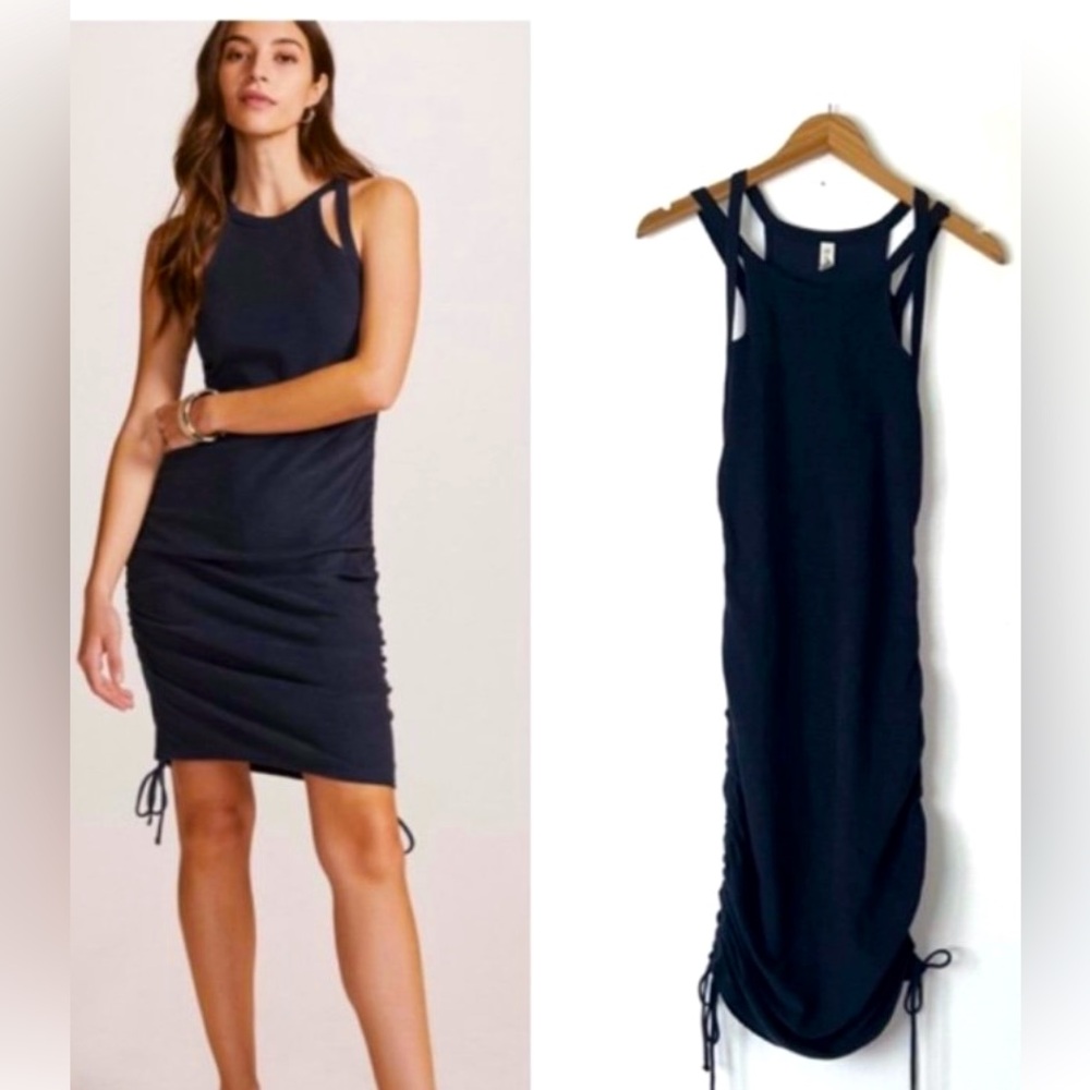 Daily Practice  Double Strap  Racerback Stretch-Cotton Tank-dress XL